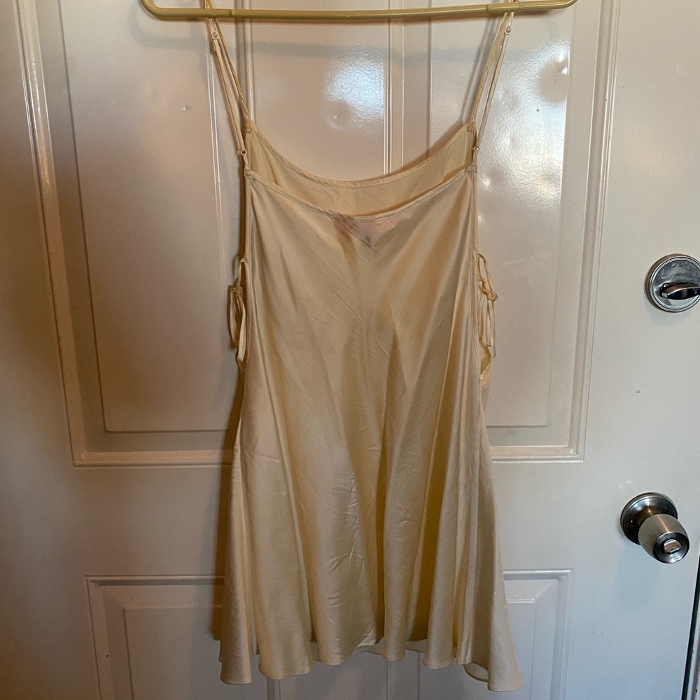 Victoria's Secret Cream Silk Top